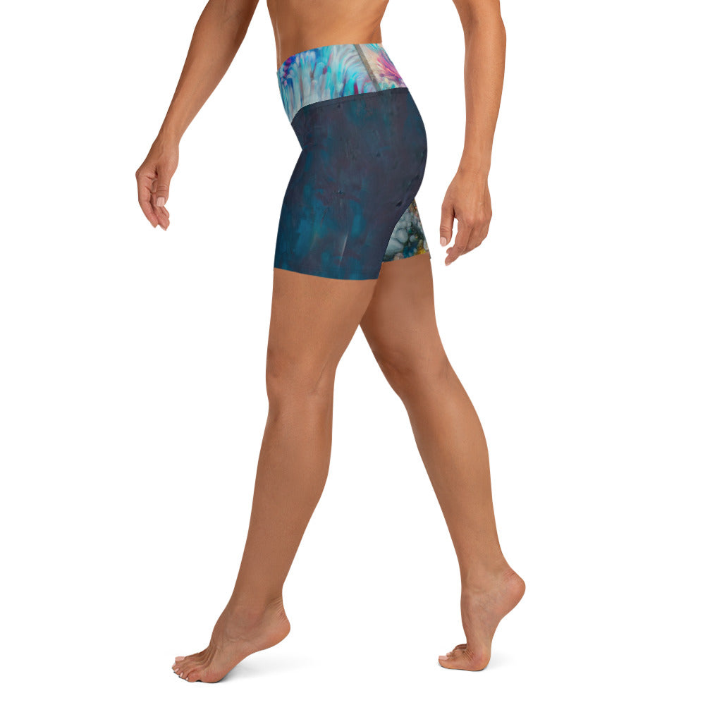 "Sea Queen" Yoga Shorts