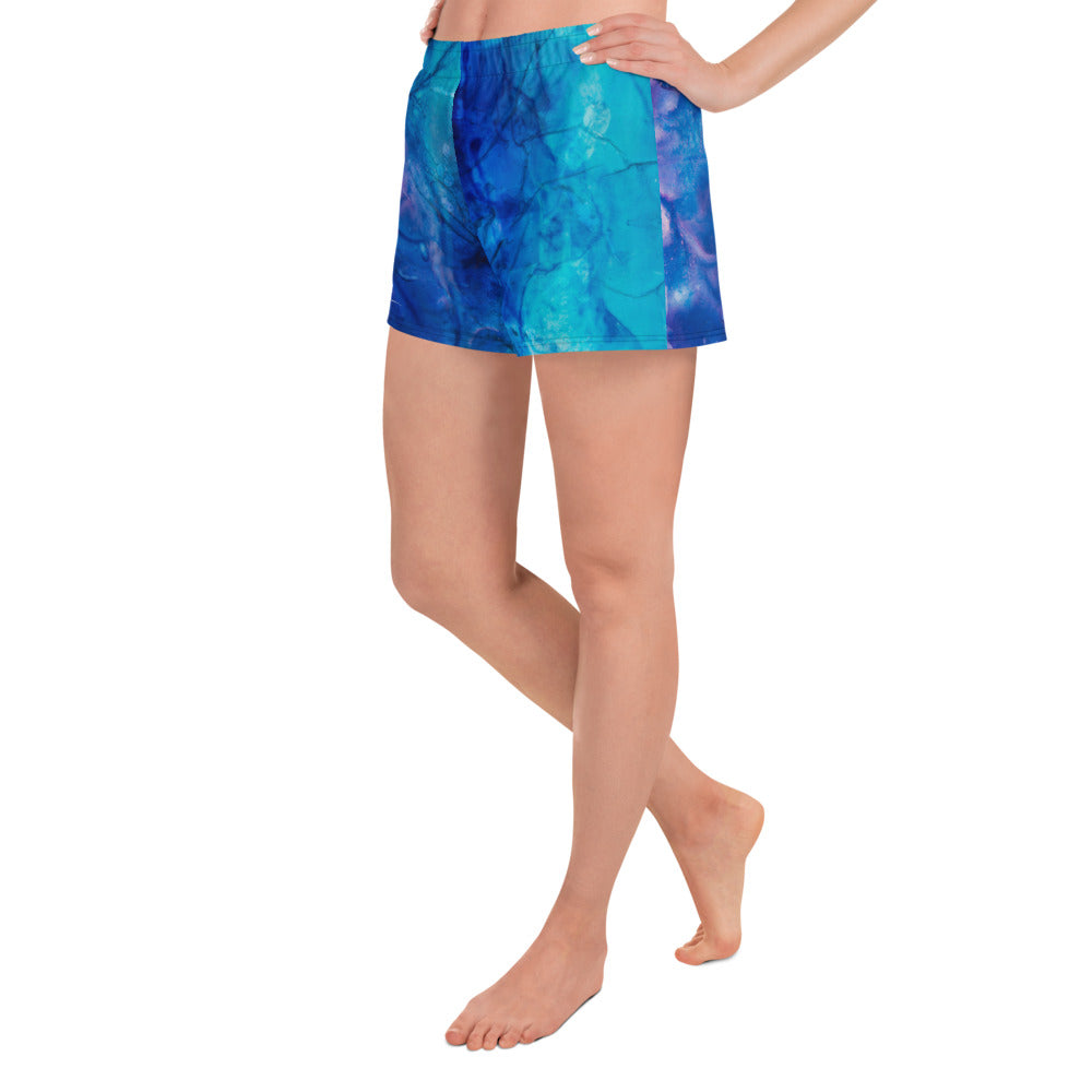 "Ocean Floor" Athletic Shorts